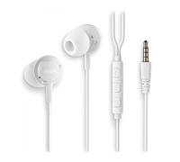 Auriculares intrauditivos ngs cross drift/ con micrófono/ jack 3.5/ blancos