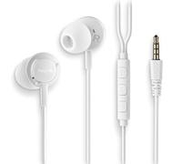 Auriculares Intrauditivos NGS Cross Drift/ con Micrófono/ Jack 3.5/ Blancos