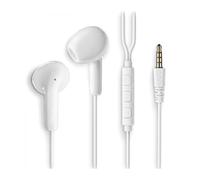 Auriculares intrauditivos ngs cross flip/ con micrófono/ jack 3.5/ blancos