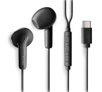 Auriculares Intrauditivos NGS Cross Glide/ con Micrófono/ USB Tipo-C/ Negros