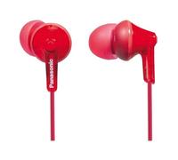 Auriculares intrauditivos panasonic rp-hje125/ jack 3.5/ rojos