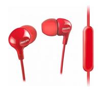 Auriculares Intrauditivos Philips SHE3555/ con Micrófono/ Jack 3.5/ Rojos