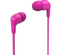 Philips Auriculares con Cable/Controles Integrados, Sonido Nítido, Bajos Potentes, Ajuste Cómodo/Auriculares de Cable/Cascos con Cable Philips TAE1105PK/00, Rosa