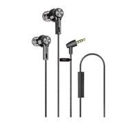 Auriculares intrauditivos qubo eb-100/ con micrófono/ jack 3.5/ grises