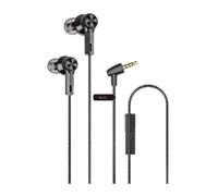 Auriculares intrauditivos qubo eb-100/ con micrófono/ jack 3.5/ negros