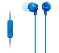 Auriculares Intrauditivos Sony MDR-EX15APLI/ con Micrófono/ Jack 3.5/ Azules