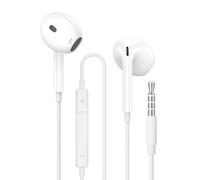 Auriculares Intraurales con Cable,Sonido Estéreo HiFi Earphones con Jack 3.5mm Aislamiento de Ruido,Micrófono y Control de Volumen Compatibles con iPhone,i-Pad,S-amsung,H-uawei,T-ablets A-ndroid,MP3/4