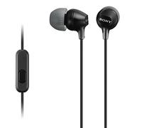 Sony Auriculares intraurales con MICROFONO MDR-EX15AP/B Color Negro