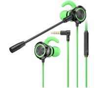 Auriculares intraurales tipo C con cancelación de ruido con micrófono dual de 3.5 mm para móviles para juegos Battle Royale (B)