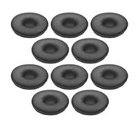Auriculares Jabra Biz 2400 II almohadillas de cuero sintético tamaño L negras 10 piezas