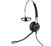 Auriculares Jabra Biz 2400 II con cable QD, cancelación de ruido, uso oficina, negro y plata
