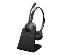Auriculares Jabra Engage 55 SE inalámbricos DECT para oficina con micrófono y cancelación de ruido negro