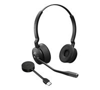 Auriculares Jabra Engage 55 SE inalámbricos DECT para oficina y llamadas, cancelación de ruido, negro