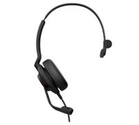Auriculares Jabra Evolve2 30 SE con cable USB A/C para oficina y call center monoaural negros