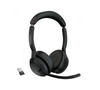 Auriculares jabra evolve2 55 ms stereo inalambrico negro