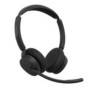 Auriculares Jabra Evolve3 45 inalámbricos Bluetooth para oficina con cancelación activa de ruido, micrófono reversible y negro