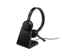 Auriculares Jabra inalámbricos Bluetooth y USB con micrófono, cancelación pasiva, negro