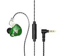 Auriculares jack de 3,5 mm, sonido de graves estéreo, 1,2 m, color verde | Línea, comodidad de llevar, transferencia estable, sonidos más claros, uso a largo plazo, rendimiento excepcional