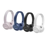 Auriculares JBL 510BT Inalambricos on-ear con tecnología Bluetooth, ligeros, cómodos y plegables, hasta 40h de batería, Siri y Asistente de Google, Originales - Negro - Azul