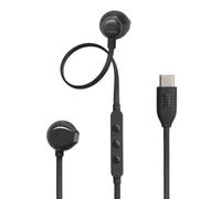 Auriculares JBL con cable USB-C intrauditivos, micrófono, Hi-Res Audio, negros