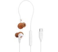 Auriculares JBL Endurance Run 3C con cable USB-C para deportes, resistentes IP65, marrón y blanco