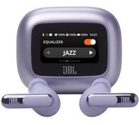 JBL Live Beam 3 Auriculares inalambricos de botón con almohadillas,True Wireless con cancelación de ruido adaptable, hasta 48 horas de reproducción, Bluetooth, audio de alta resolución, violeta
