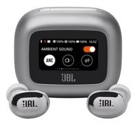JBL Live Buds 3 Auriculares inalambricos de botón,True Wireless con cancelación de ruido adaptable, hasta 40 horas de reproducción, Bluetooth, audio de alta resolución, plateado