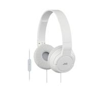 Auriculares JVC con cable con micrófono integrado blancos y control de volumen