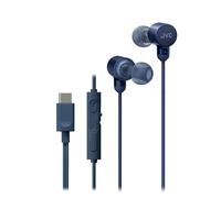 Auriculares JVC con cable USB-C Hi-Res Micrófono Azul control volumen intraurales