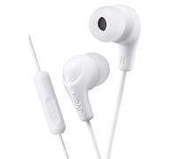 Auriculares JVC Gumy Plus con micrófono y control remoto - Piezas de silicona - Blancos