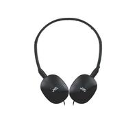 Auriculares JVC HA-S160M con cable, micrófono en línea y diadema ajustable negros