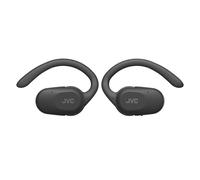 JVC Auriculares Inalámbricos Bluetooth | 26h de Batería y Carga Rápida | Oido Abierto | Ligeros y Resistentes a Salpicaduras | Ideales para el Deporte y Control Táctil - HA-NP40T (Negro)