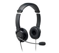 Auriculares Kensington Hi-Fi USB con micrófono Negro