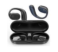 Auriculares Klack Bluetooth 5.3 por conducción osea con funda de carga, 12 horas, impermeables, inalámbricos para iPhone, Android y PC, conciencia de entorno