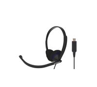 Auriculares - KOSS - CS200 USB - Micrófono Antiruido - Estéreo - Negro