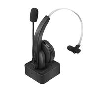 Auriculares LogiLink BT0059 inalámbricos Bluetooth para oficina con micrófono negro