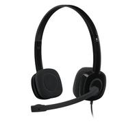 Logitech Auriculares Estéreo con Micrófono H151 Negro