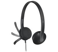 Logitech 981-000475 auricular y casco Auriculares Alámbrico Diadema Oficina/Centro de llamadas USB tipo A Negro