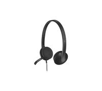 Logitech 981-000475 auricular y casco Auriculares Alámbrico Diadema Oficina/Centro de llamadas USB tipo A Negro