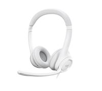 Auriculares Logitech H390 Usb Alámbrico Usb Tipo A Blanco