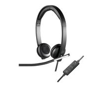 Auriculares Logitech H650e Microfono Usb 1.8m