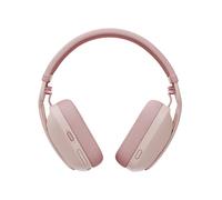 Auriculares Logitech inalámbricos bluetooth Zone Vibe UC micrófono retráctil rosa 20h autonomía