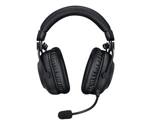 Auriculares Logitech PRO X Wireless 2 inalámbricos y alámbricos Bluetooth Gaming con Stand Negro