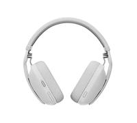 Auriculares Logitech Zone Vibe Wireless MS inalámbricos Bluetooth para llamadas y música blancos