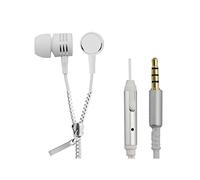 Auriculares Marca ESPERANZA Modelo EH161W ESPERANZA Auriculares en la Oreja con un micrófono con Cremallera Blanca