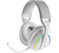 Auriculares Mars Gaming MHW-QUASAR inalámbricos Bluetooth gaming blancos