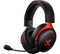 Auriculares Mchose V9 Pro inalámbricos Bluetooth y RF para gaming, micrófono y rojo negro