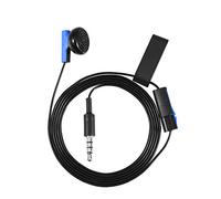 Auriculares Mic Black Abs 3.5Mm Auriculares para Juegos Auriculares W Mic para 4 Controller