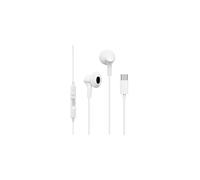 Auriculares estéreo USB tipo C (blancos) - COOL