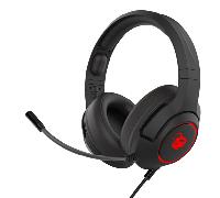 CoolBox DeepChroma - Auriculares Gaming con micrófono retráctil, iluminación RGB. Cascos Gaming compatibles con PC, PS4 y Xbox One (Incluye Adaptador Jack 2 en 1, USB para iluminación)